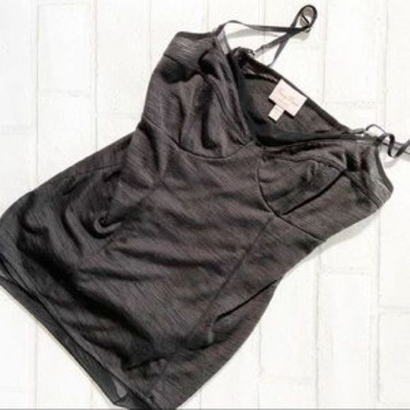 Tracy Reese Tops - Tracy Reese Black Poly Viscose Camisole large NWT